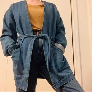 Zara Denim Coat